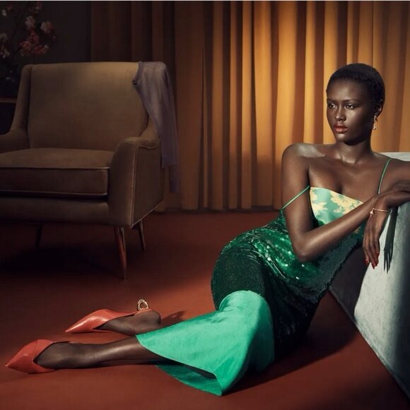 NWT Zara SS24 Mixed Sequin Long Dress Studio Collection Limited Edition - Picture 2 of 10